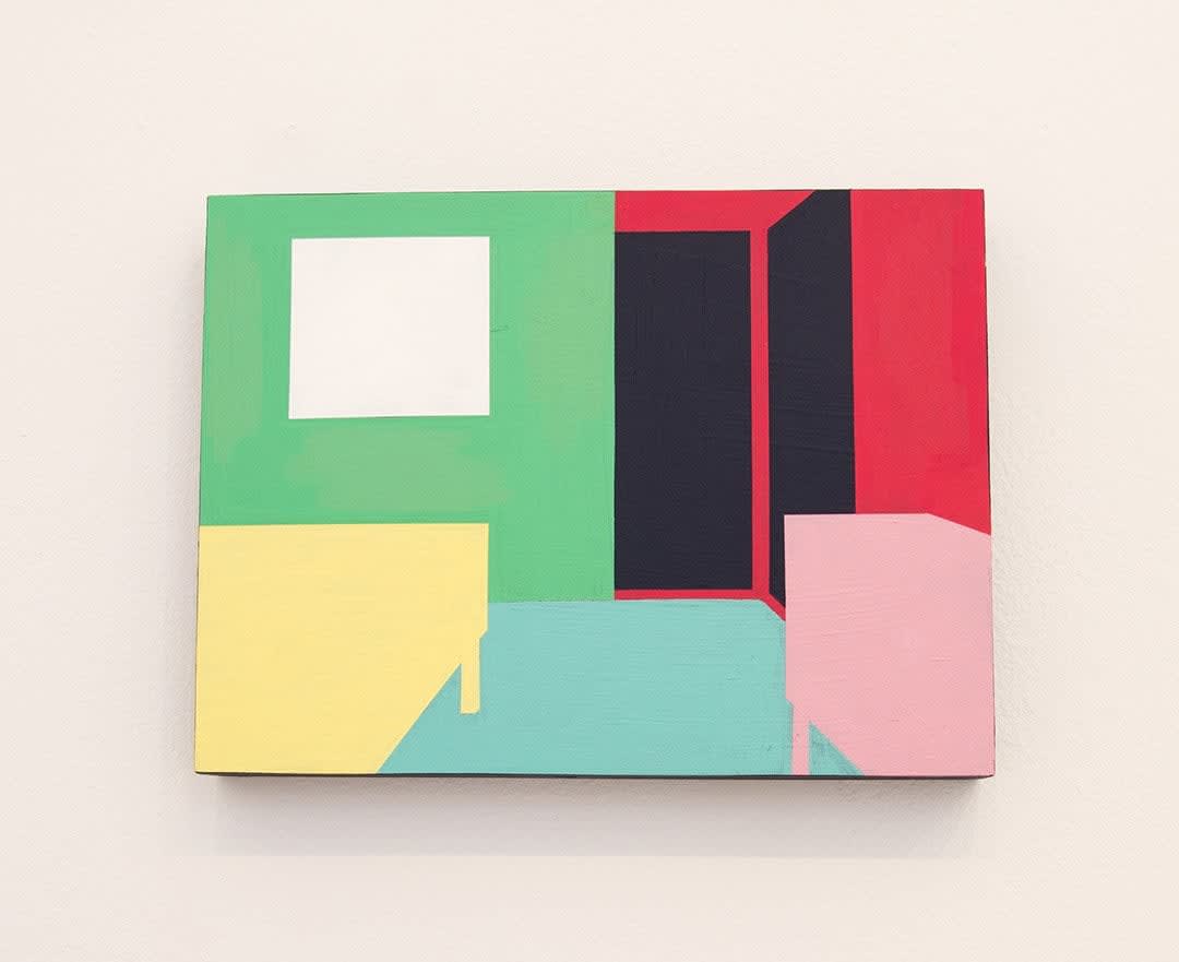 Mario Wagner colorful painting of interior