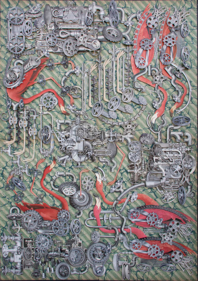 Hope Kroll, Flamingo Machine, 2018