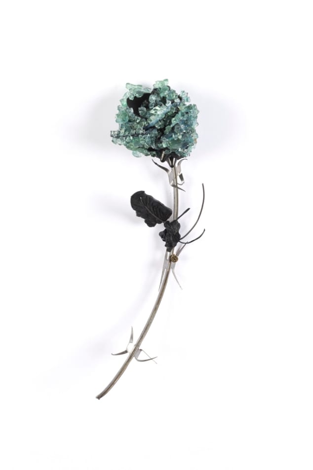 Lucien Shapiro, Rose with Leaf, 2017