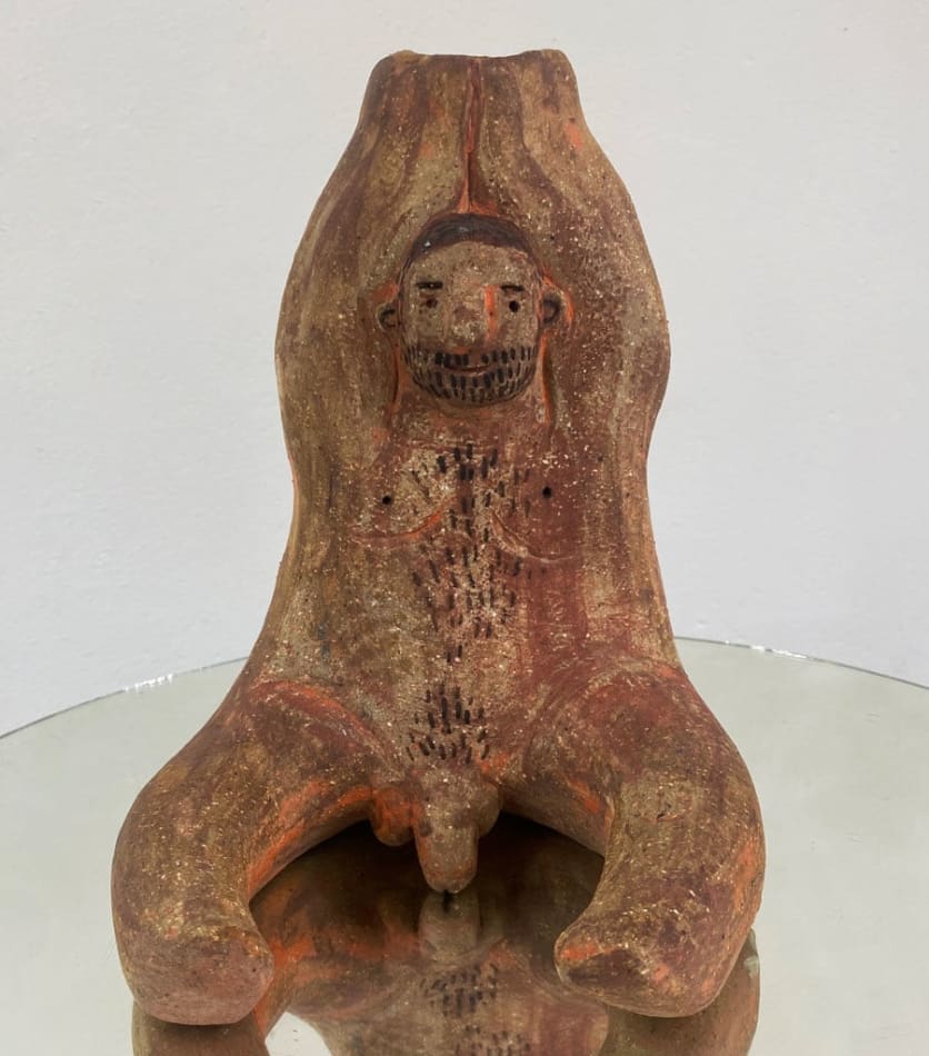 Carlos Rodriguez vase of a nude man