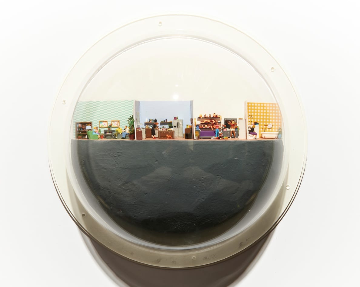 Abigail Goldman's sculpture of four rooms