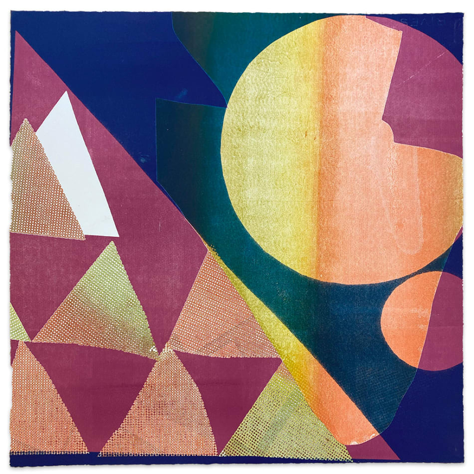 Karen Lederer abstract monoprint
