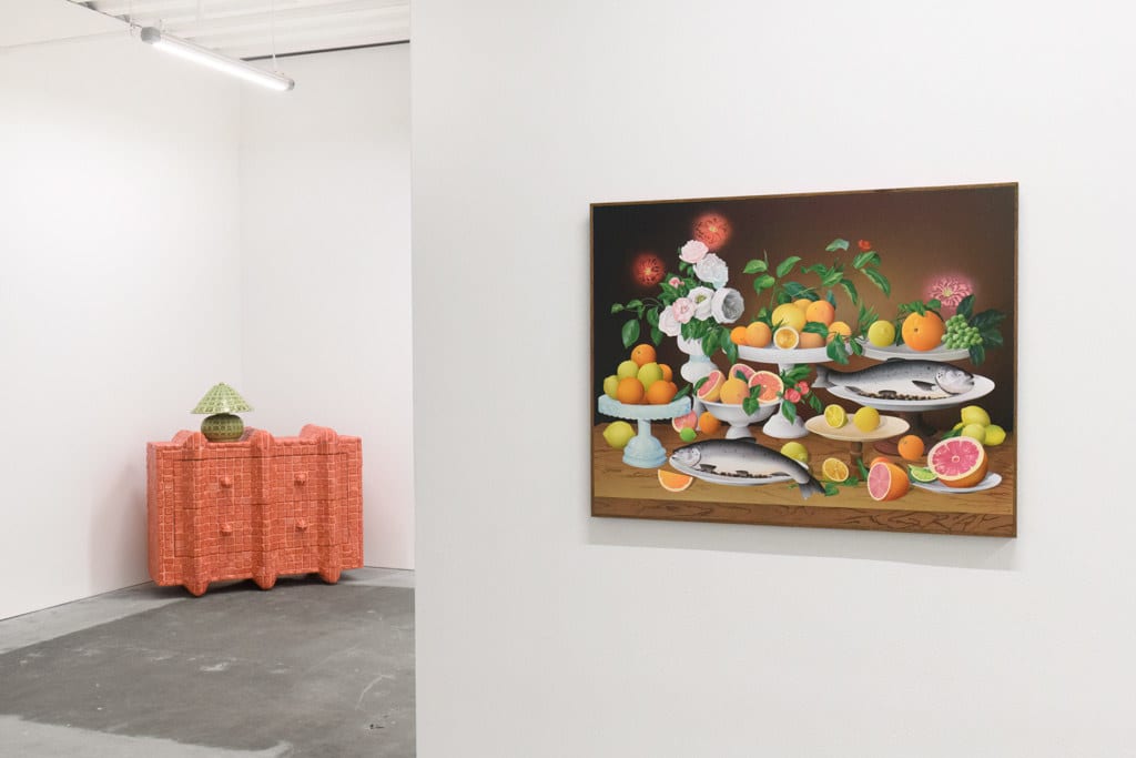 Installation view of 