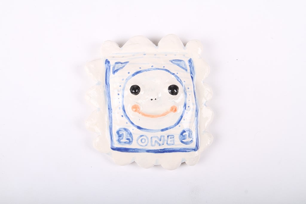 Katie Kimmel, Stamp (blue), 2020