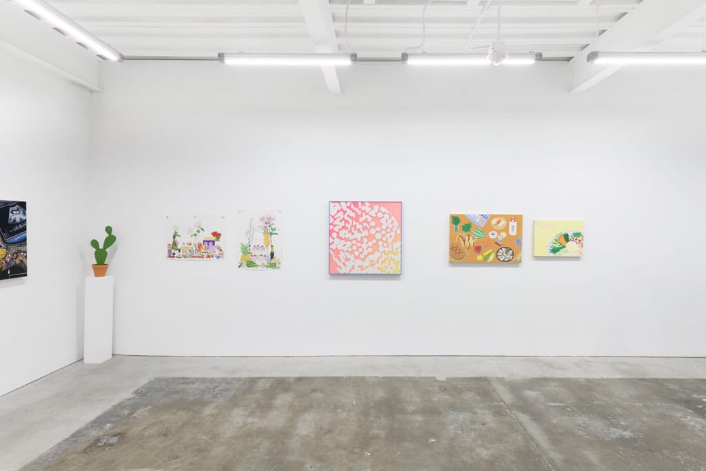 Installation view of 