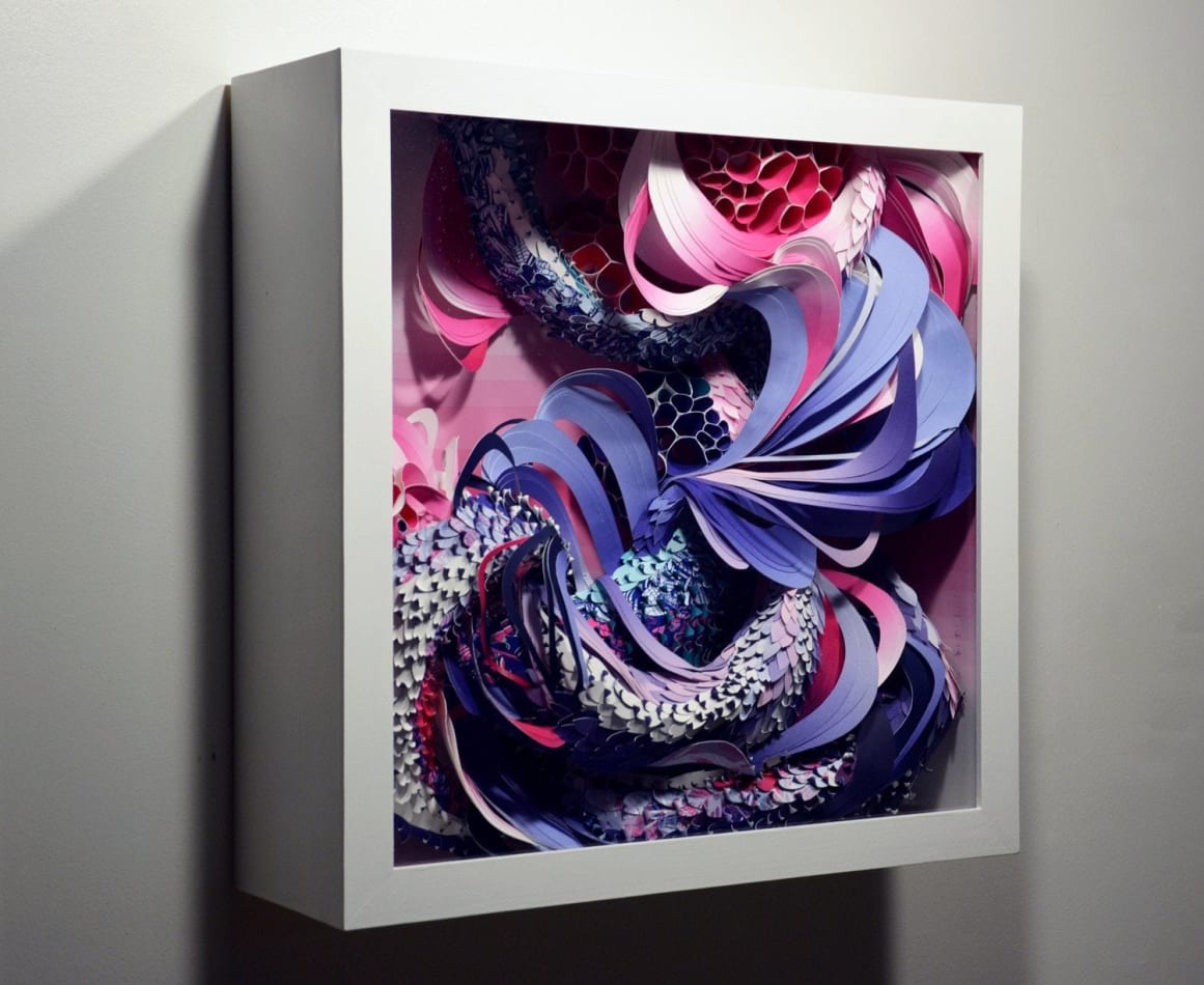 Crystal Wagner colorful biomorphic sculpture
