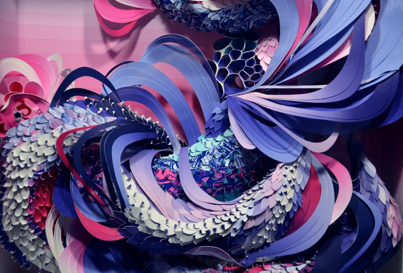 Crystal Wagner colorful biomorphic sculpture