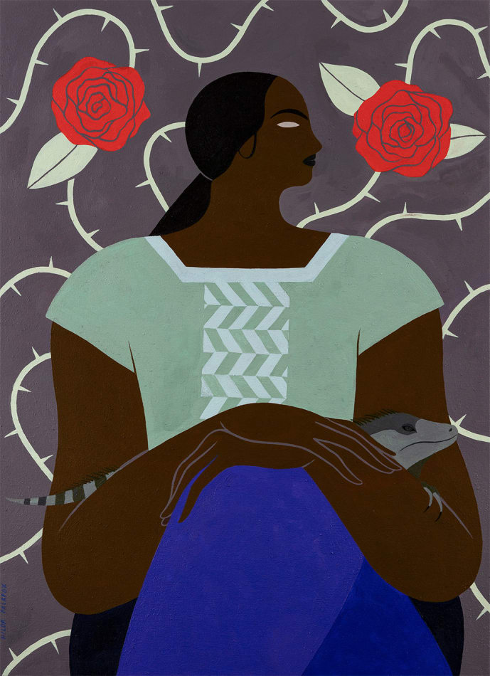 Hilda Palafox, Mujer e Iguana, 2020