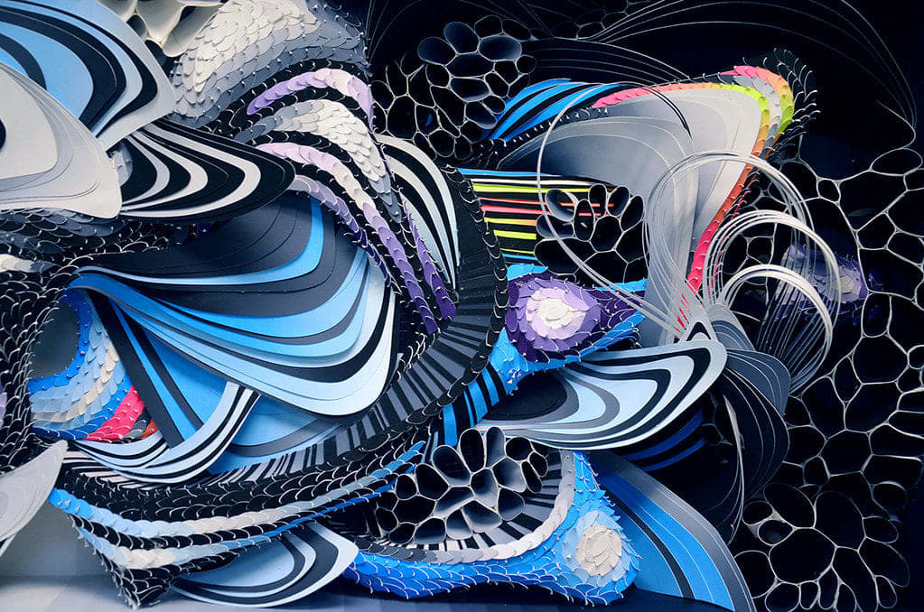 Crystal Wagner paper sculpture