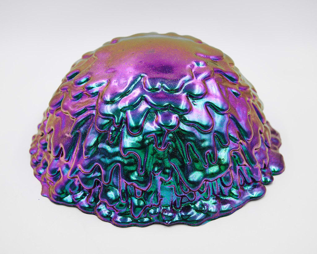 Dan Lam purple blob sculpture