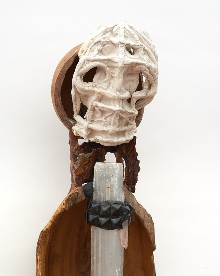 Lucien Shapiro, A Straight Line has to Bend to Begin Spirit Totem, 2019