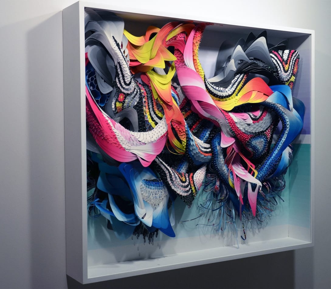 Crystal Wagner abstract paper sculpture side