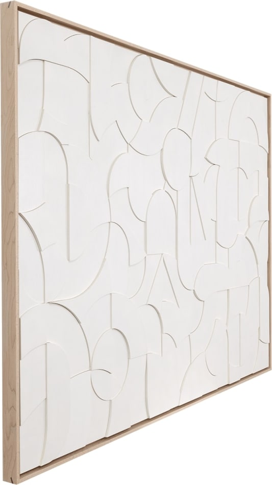 side view of artwork