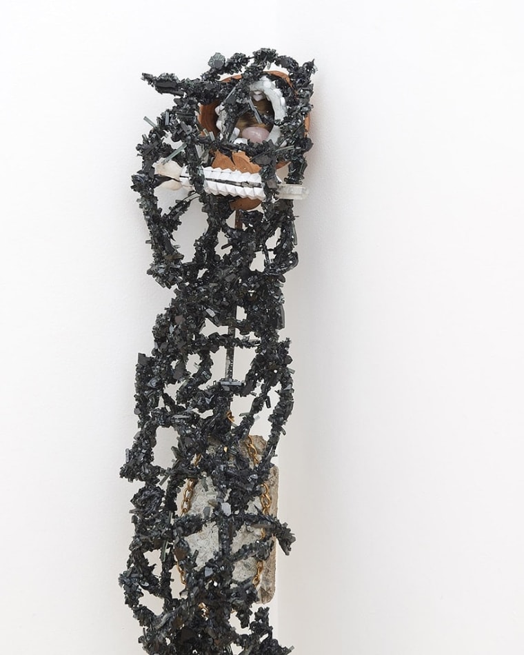 Lucien Shapiro, Mouth Full of Love and Rooted in Protection Spirit Totem, 2019