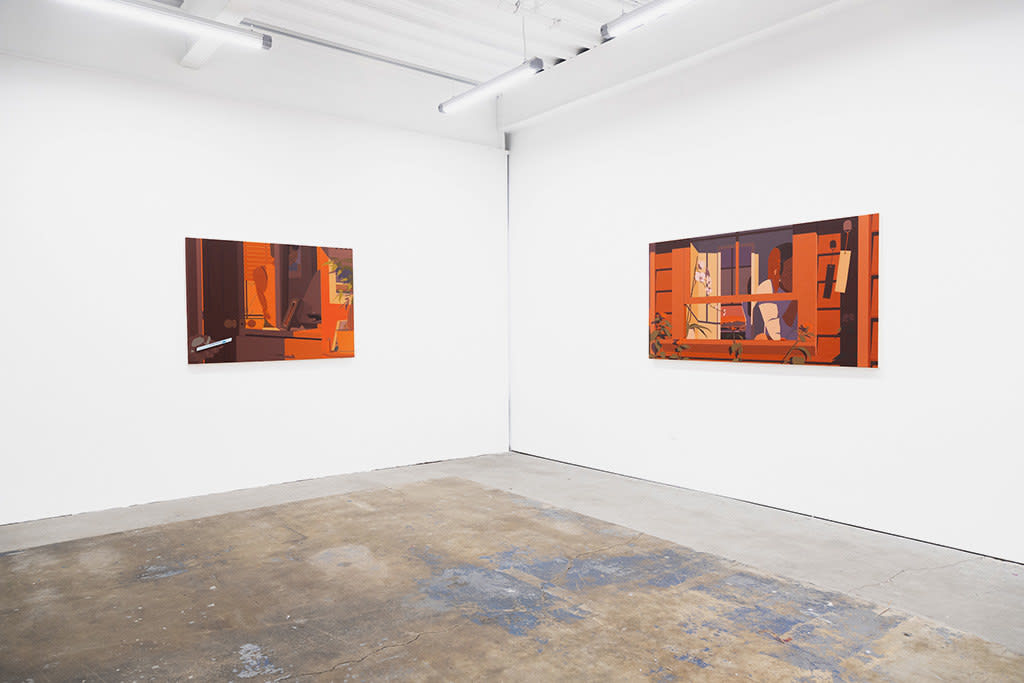installation view of Adrian Kay Wong's exhibition 