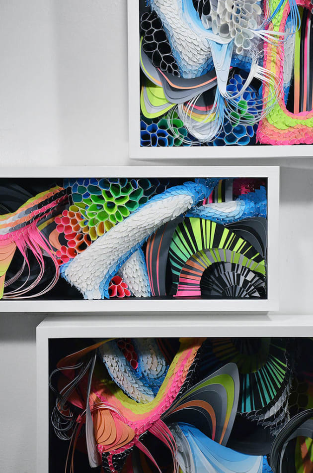 Crystal Wagner paper sculpture detail