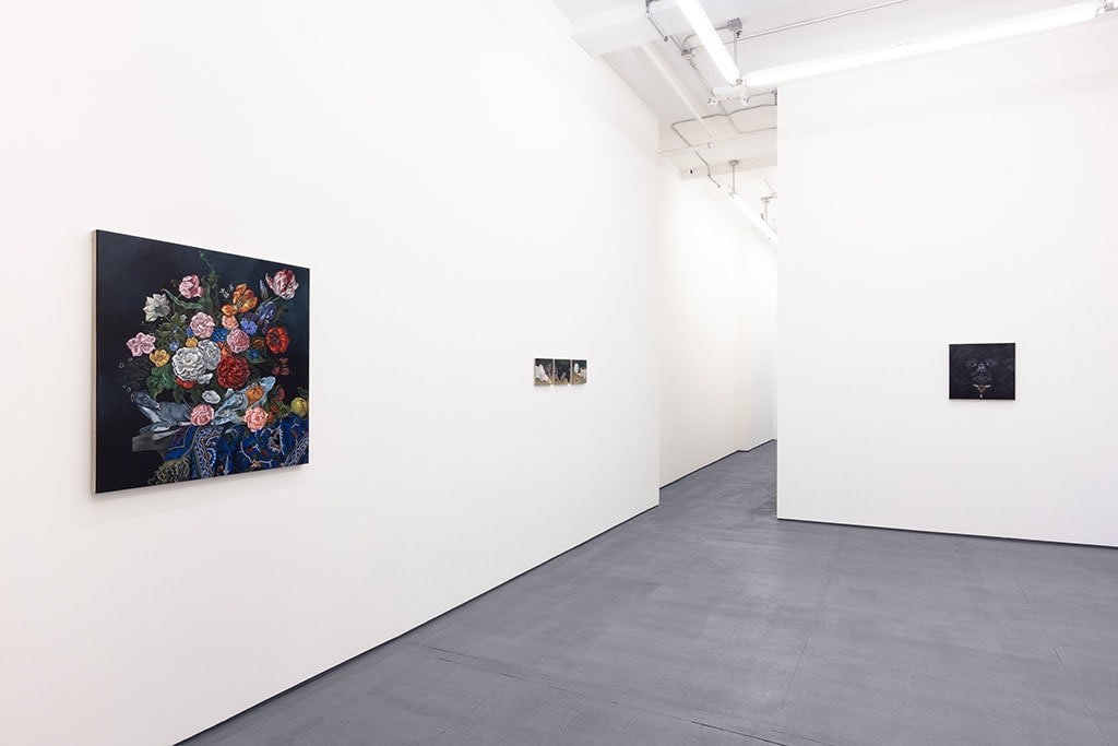 installation image of exhibition artworks