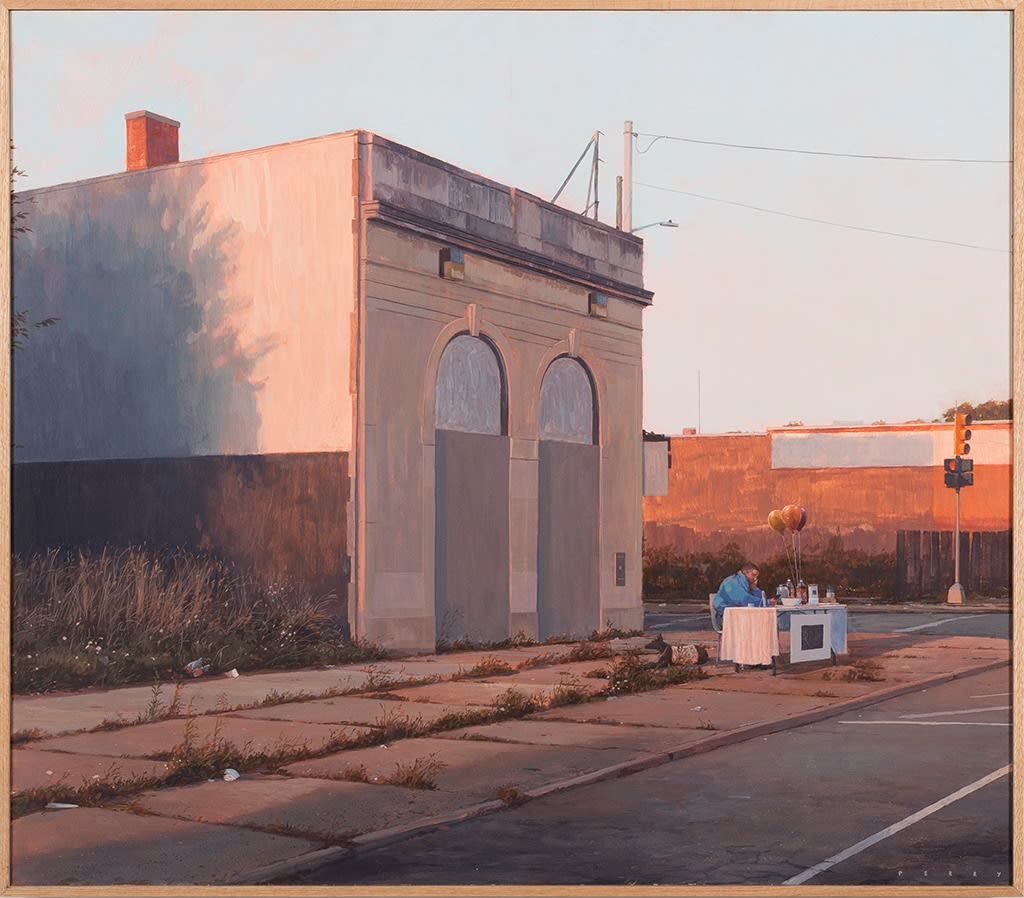 Pat Perry painting of building