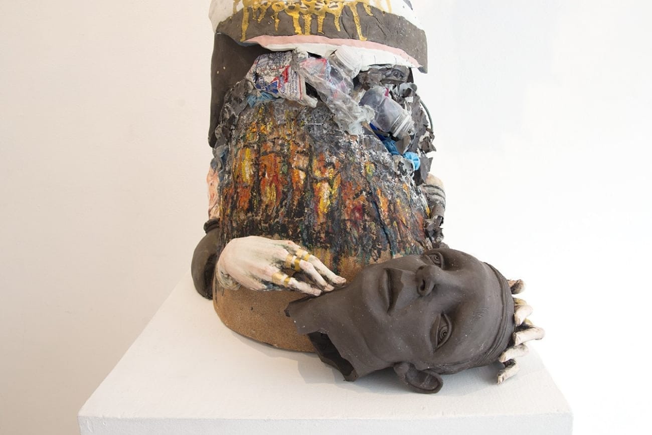 Derek Weisberg bricolage sculpture detail