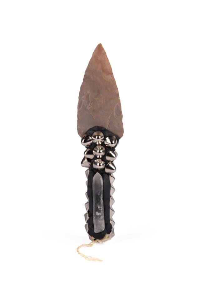 Lucien Shapiro, Arrowhead and Quartz Protection Shank, 2017