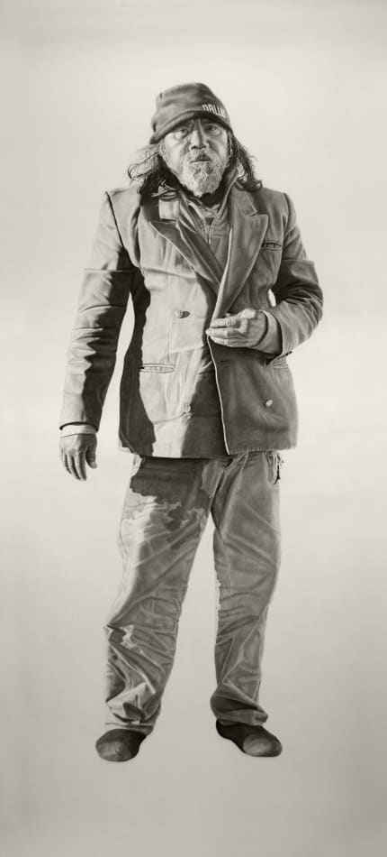 Joel Daniel Phillips large scale portrait of man