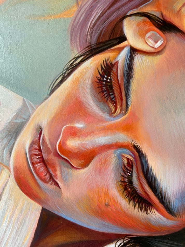 Martine Johanna original painting for sale Hashimoto Contemporary San Francisco art gallery