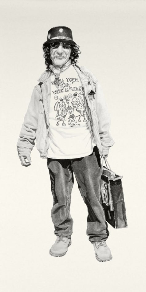 Joel Daniel Phillips drawing of man