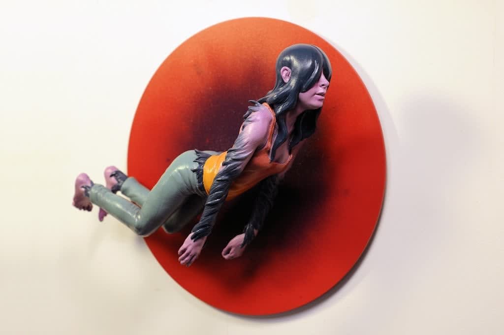 Troy Coulterman sculpture of floating figure