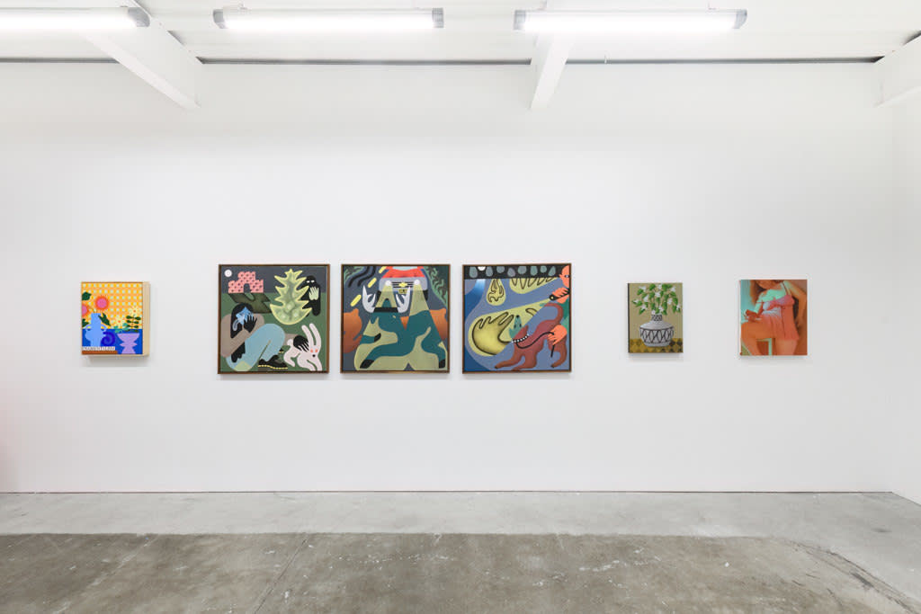 Installation view of 