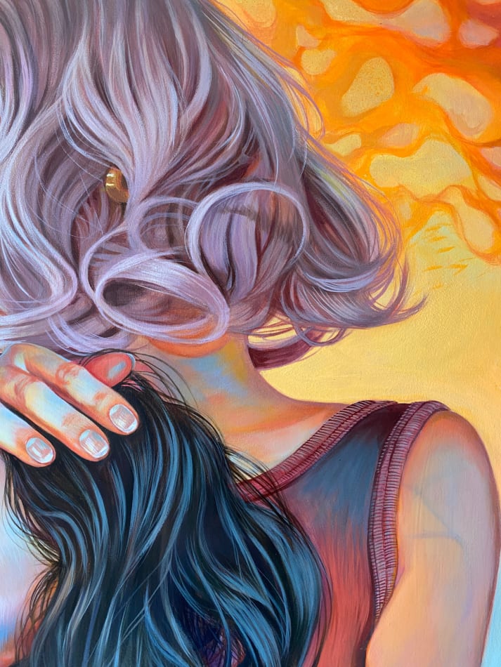 Martine Johanna original painting for sale Hashimoto Contemporary San Francisco art gallery