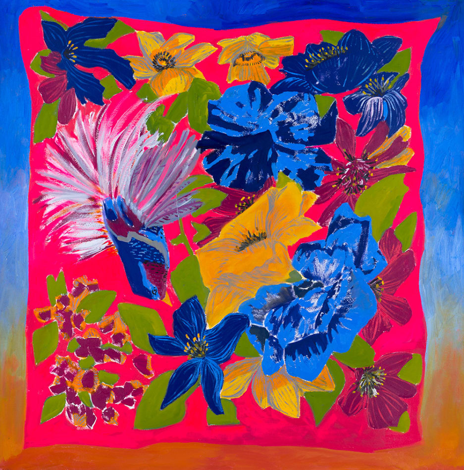 Anna Valdez, Tropical Scarf, 2017