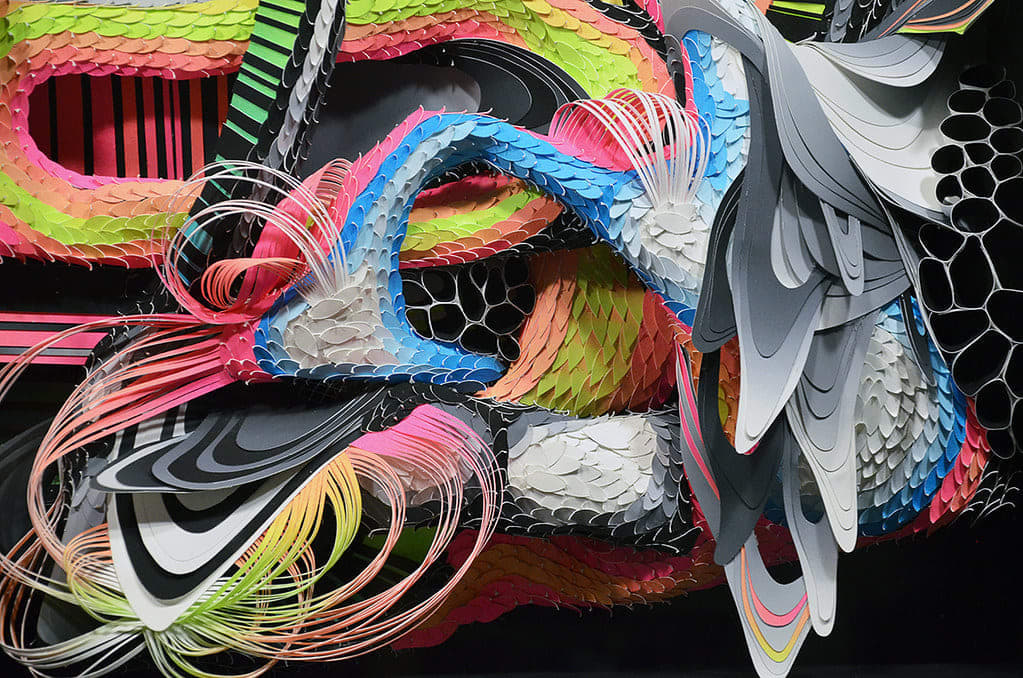 Crystal Wagner paper sculpture detail