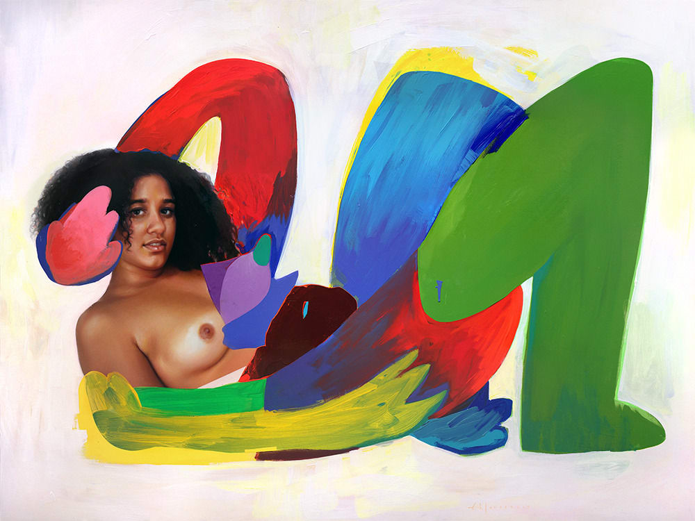 Erik Jones, The Reclining Nude, 2017