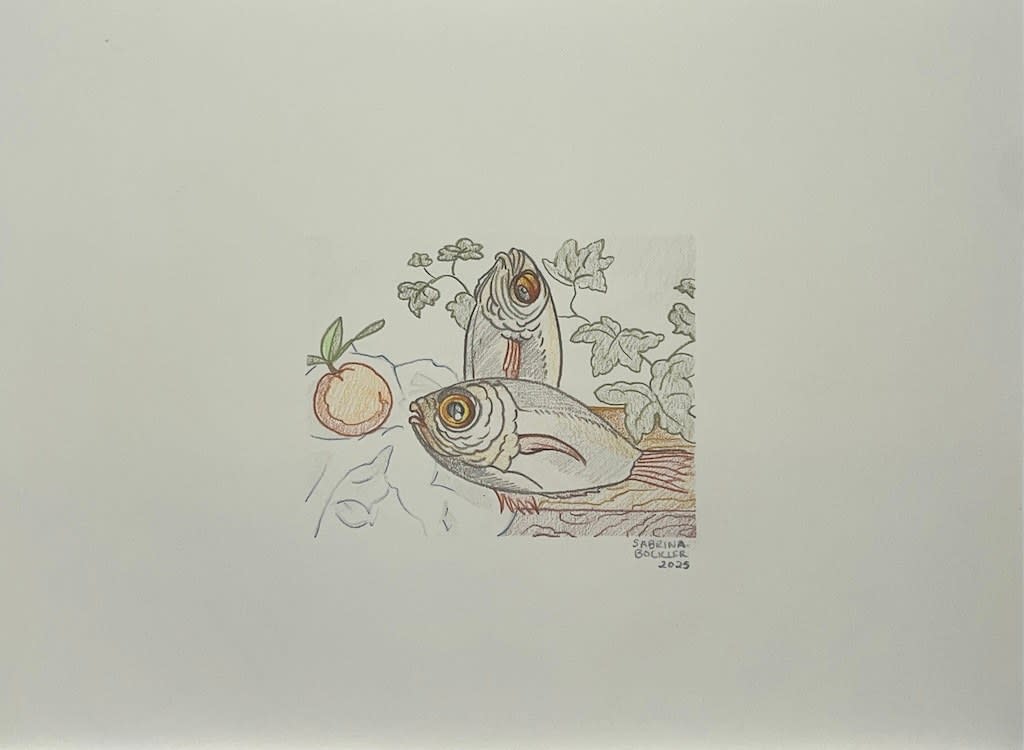 drawing of two fish by Sabrina Bockler