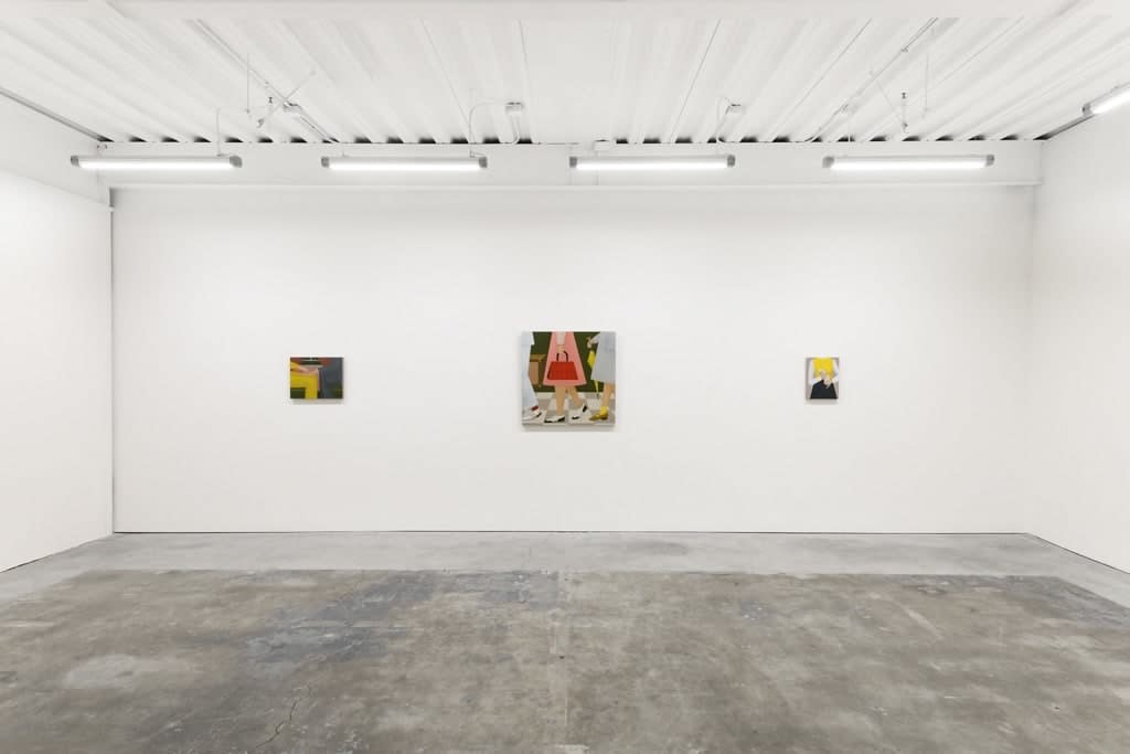 Installation view of Angela Burson's exhibition 