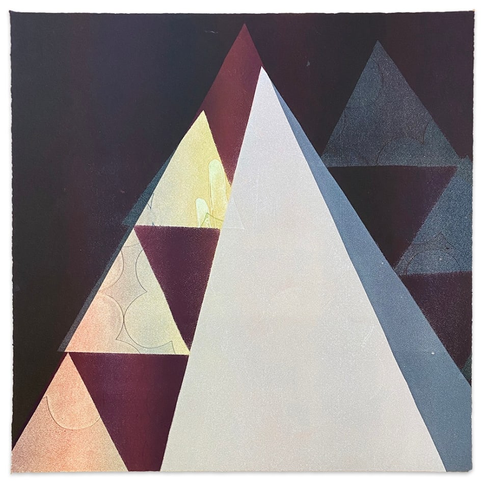 Karen Lederer abstract monoprint