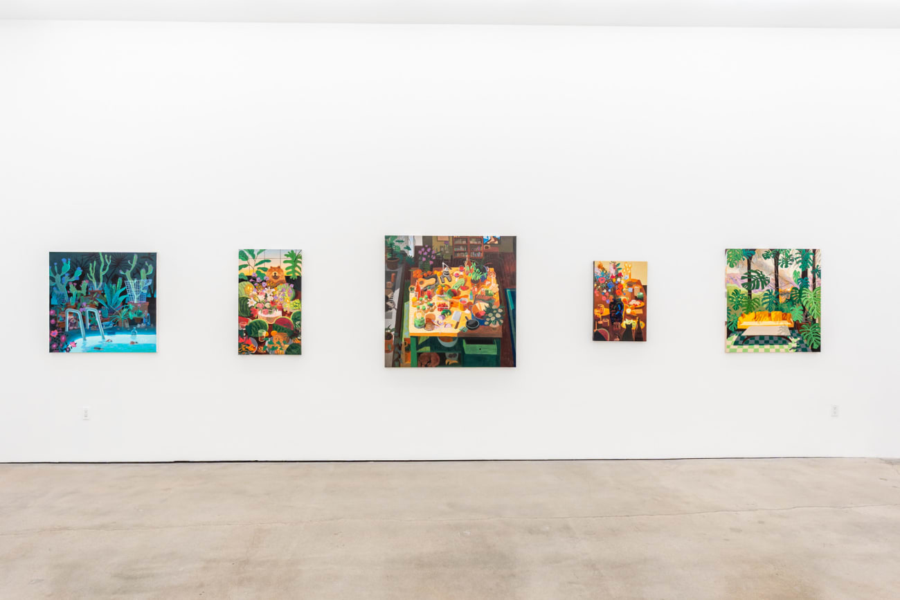 Installation image of Nicholas Bono Kennedy's artwork at Hashimoto Contemporary LA