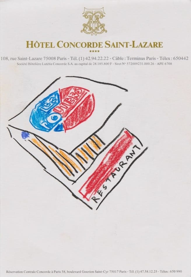 sketch of matches on notepad paper