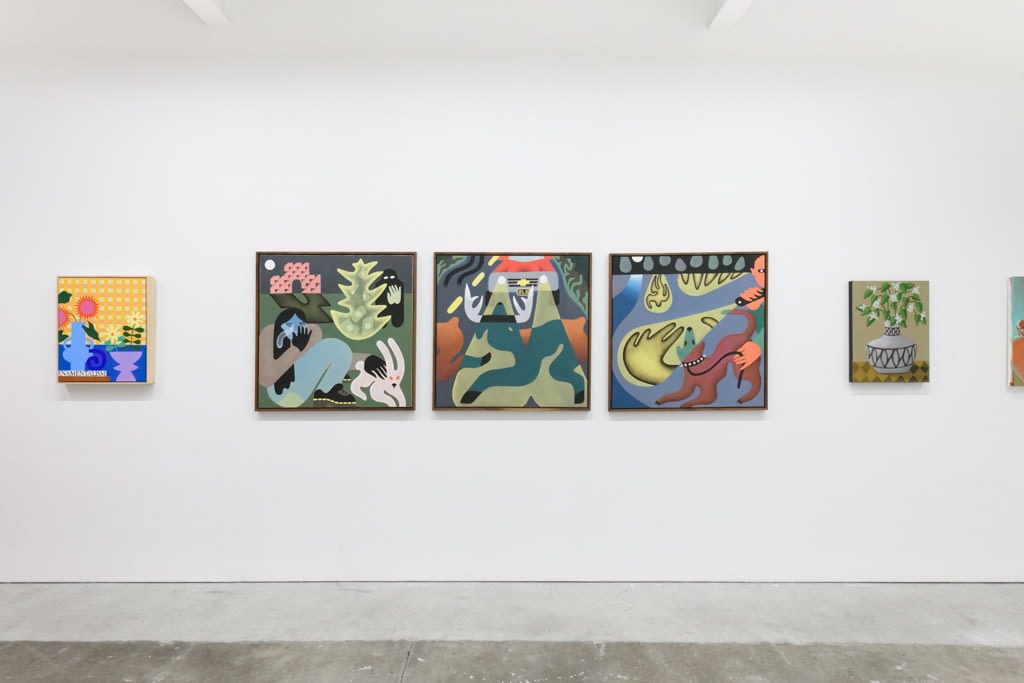 Installation view of 