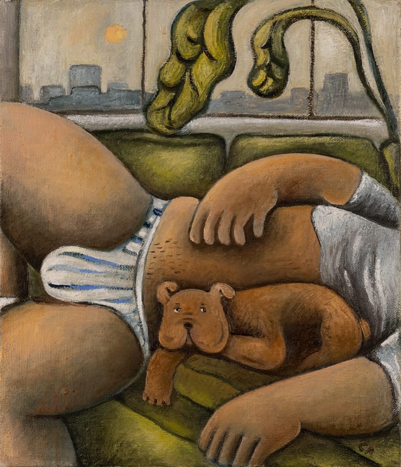 Carlos Rodriguez, Sofa (Side Eyes), 2025