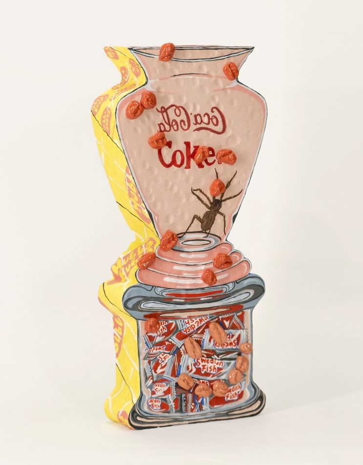 Sarah Allwine's sculpture of a bubblegum dispenser