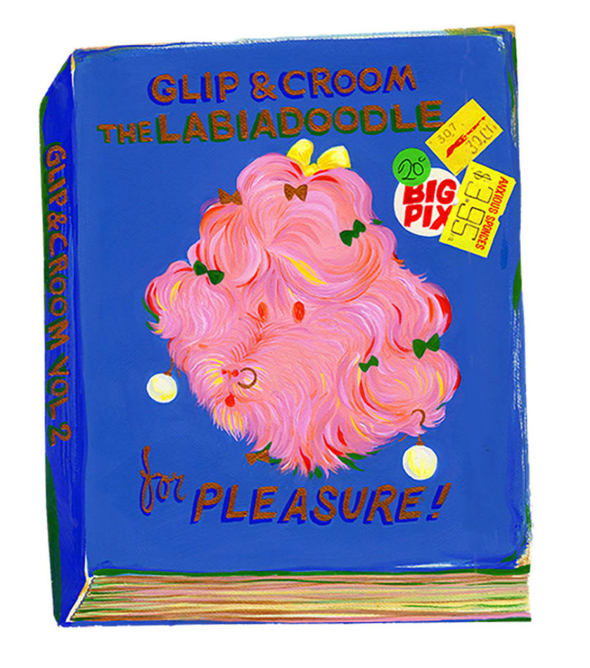 Anna Hoyle, Glip and Croom the Labiadoodle