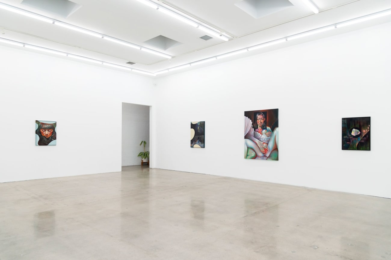 Installation image of the painting at Hashimoto Contemporary Los Angeles