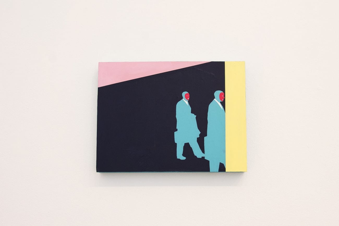 Mario Wagner colorful painting of figures