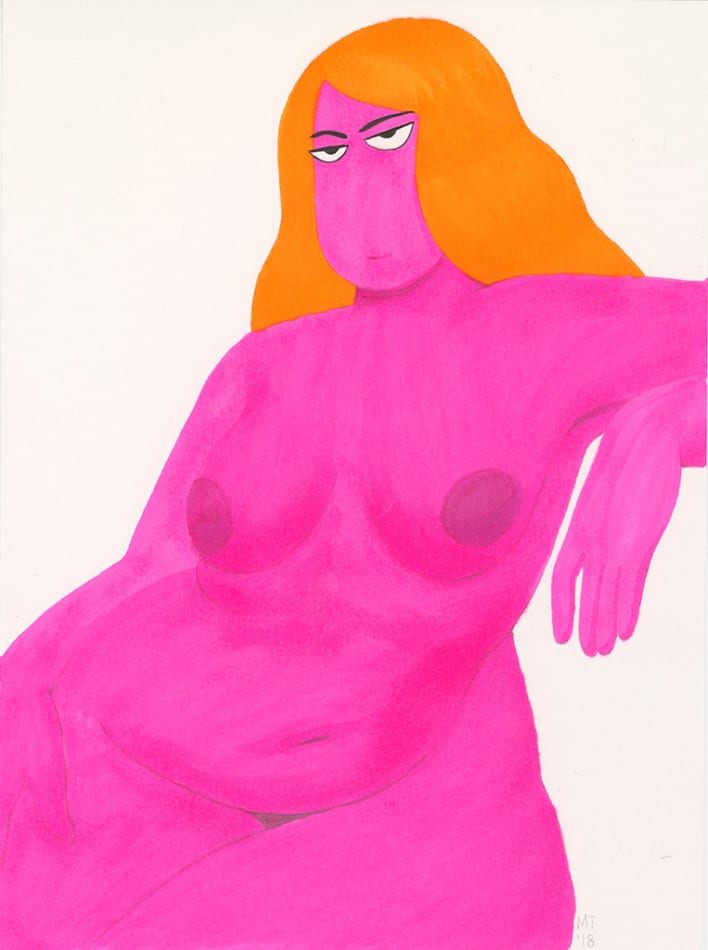 Miranda Tacchia, When he stumbles over his words every time he looks at you, 2019