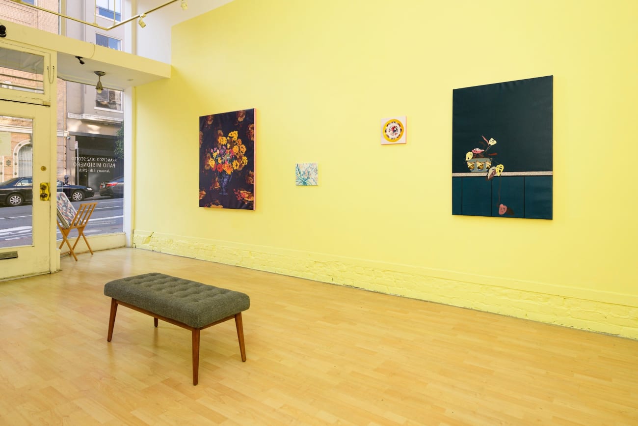installation photo of Francisco Diaz Scotto's artwork