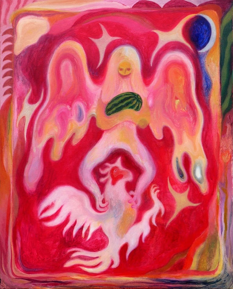 Tae Lee, as the flora and fauna / feed each other/ illusions of separation / are devoured away, 2023