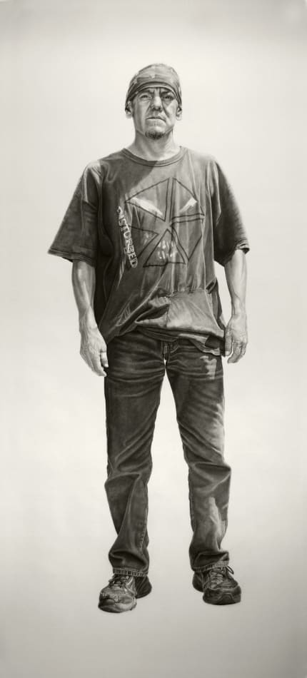 Joel Daniel Phillips large scale portrait of man