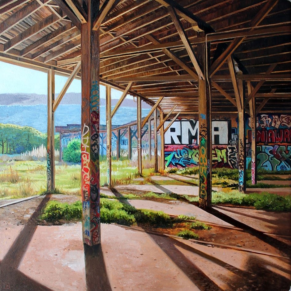 Jessica Hess, Bayshore Roundhouse I, 2018