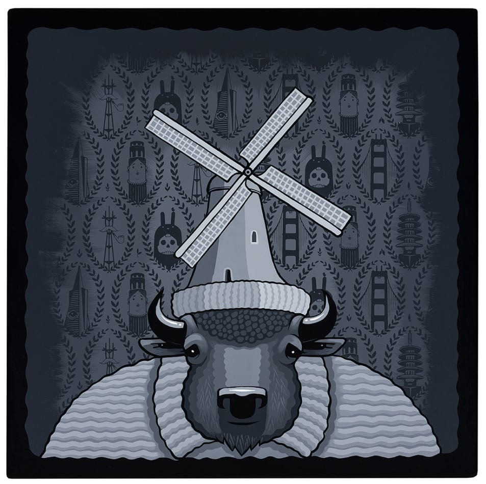 Jeremy Fish, Bison Windmill, 2019
